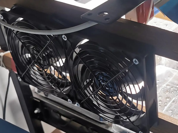 Storage and maintenance of DC cooling fan